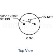 Firestone Replacement Air Spring - 1/2" NPT